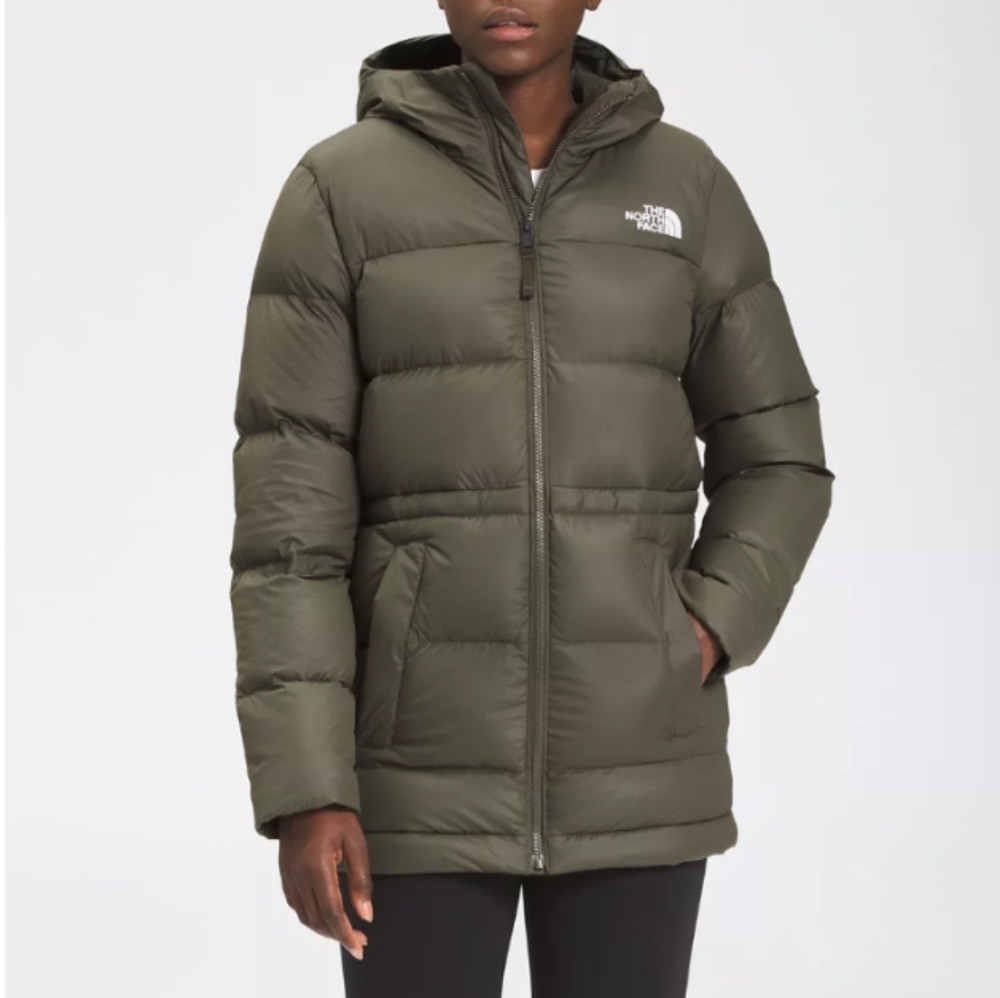 North Face Women’s Ux Down Parka Coat M Green